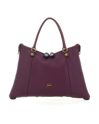  Gabs - Borsa Shopping Tg. M in Pelle Bull Bicolor Gold Thamara