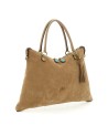 Gabs - Shopping Bag, Size M, Crosta Bull Black Gold Thamara