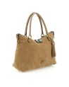 Gabs - Shopping Bag, Size M, Crosta Bull Black Gold Thamara