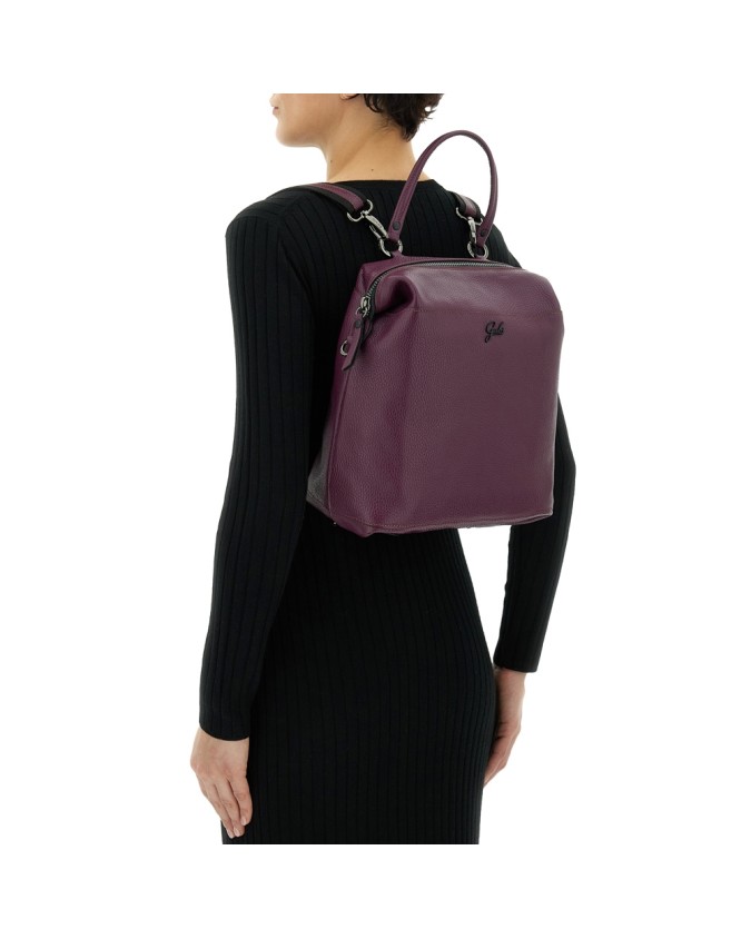  Gabs - Zaino Donna Tg. L con Banda Orizzontale in Pelle Bull
