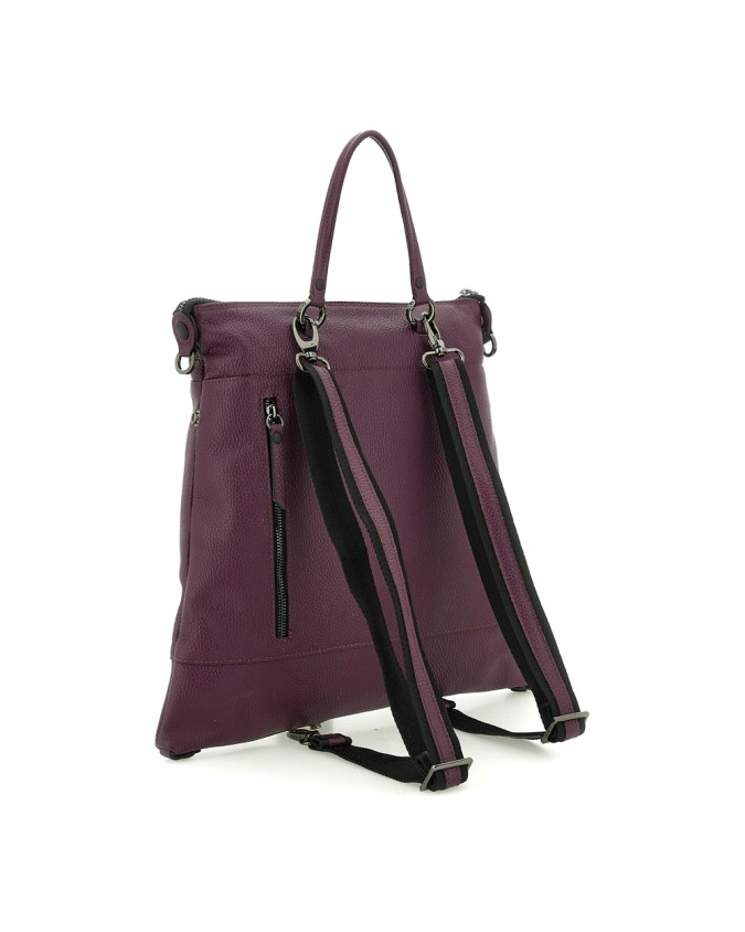  Gabs - Zaino Donna Tg. L con Banda Orizzontale in Pelle Bull
