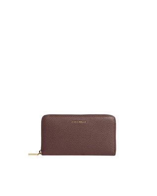  Coccinelle - Portafoglio in pelle zip around con porta monete