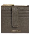 Coccinelle - Kleine Damenbrieftasche mit Kreditkartenfächern Metallic Soft
