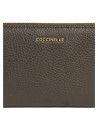 Coccinelle - Metallic Soft zip-around leather wallet with coin
