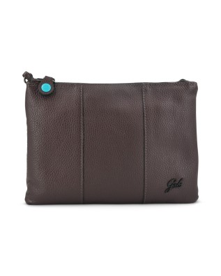 Gabs - Beyonce Bull Black Leather Clutch, Size M - MOKA