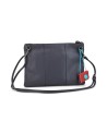 Gabs - Beyonce Bull Black Leather Clutch, Size M