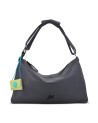 Gabs - Damen-Clutch aus Leder, Größe M, Modell Beyonce Est West Bull Black