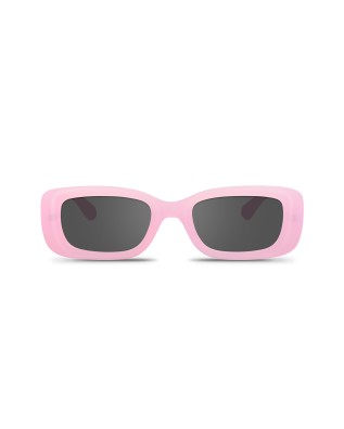 Excape - Trendy 9.0 Square Sunglasses - SMOKY PINK PC