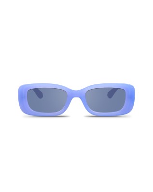 Excape - Trendy 9.0 Square Sunglasses - SMOKY BLUE PC
