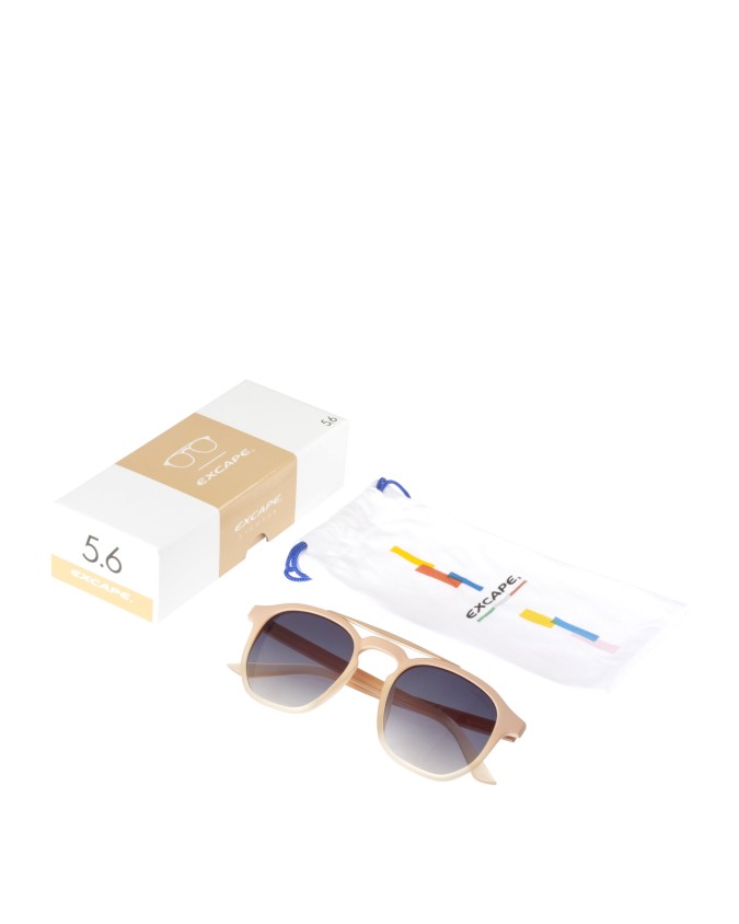 Excape - Sunglasses with Metal Bridge...