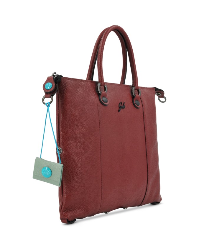 Gabs - Borsa piatta trasformabile in pelle Tg M Bull Black
