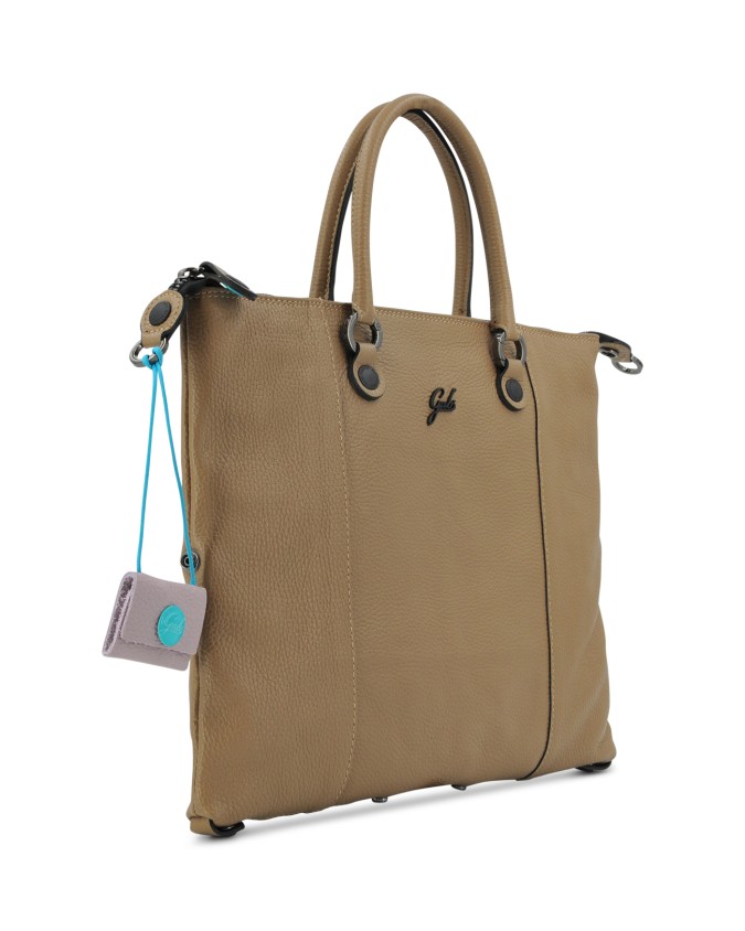 Gabs - Borsa piatta trasformabile in pelle Tg M Bull Black
