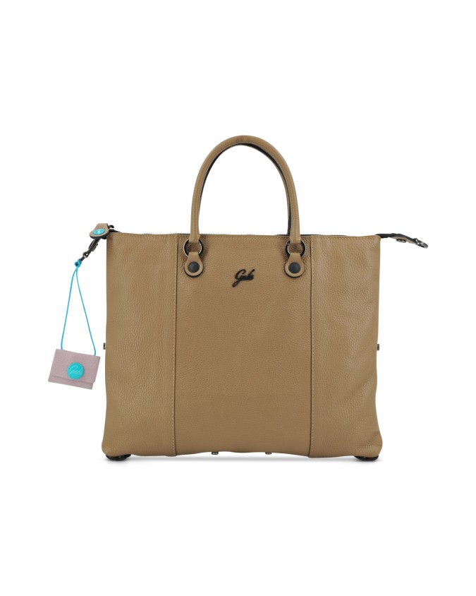 Gabs - Borsa piatta trasformabile in pelle Tg M Bull Black