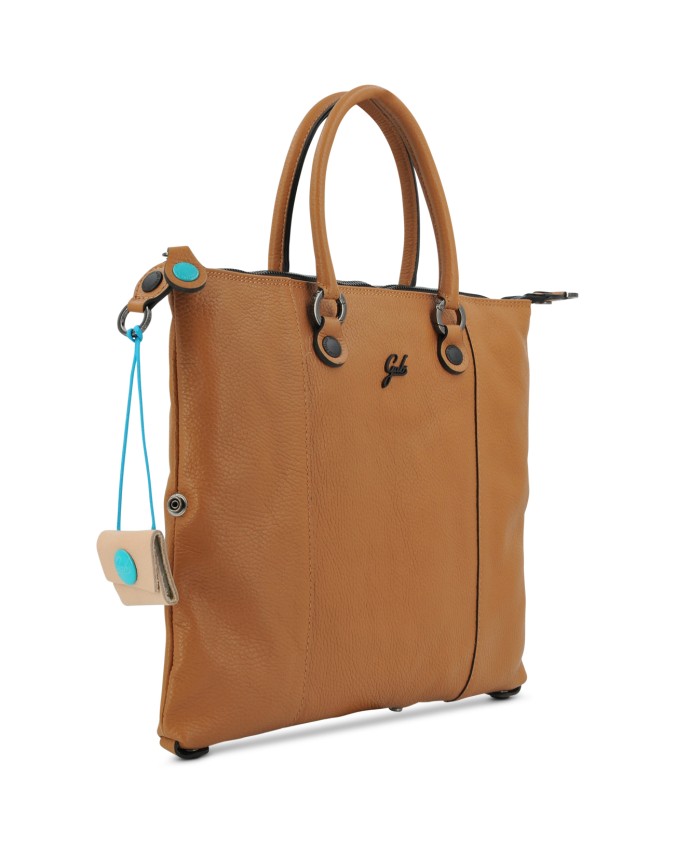Gabs - Borsa piatta trasformabile in pelle Tg M Bull Black
