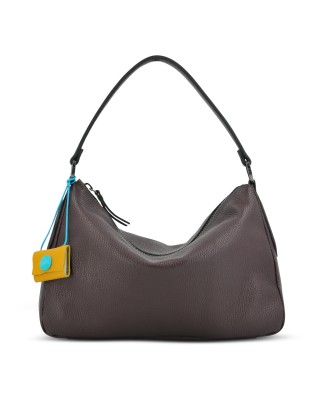  Gabs - Borsa Monospalla Tg. M in Pelle Bull Valparaiso Black