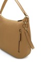 Nannini - Yvonne Leather Hobo Bag with Shoulder Strap and Back Pocket