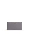 Coccinelle - Metallic Soft zip-around leather wallet with coin