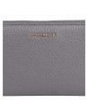 Coccinelle - Metallic Soft zip-around leather wallet with coin
