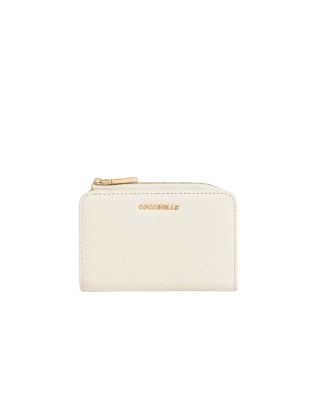  Coccinelle – Portafoglio mini in pelle Metallic Soft