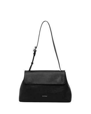  Coccinelle - Borsa a spalla in pelle con patta Fern