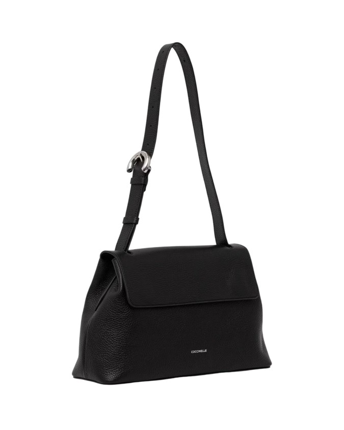 Coccinelle - Borsa a spalla in pelle con patta Fern