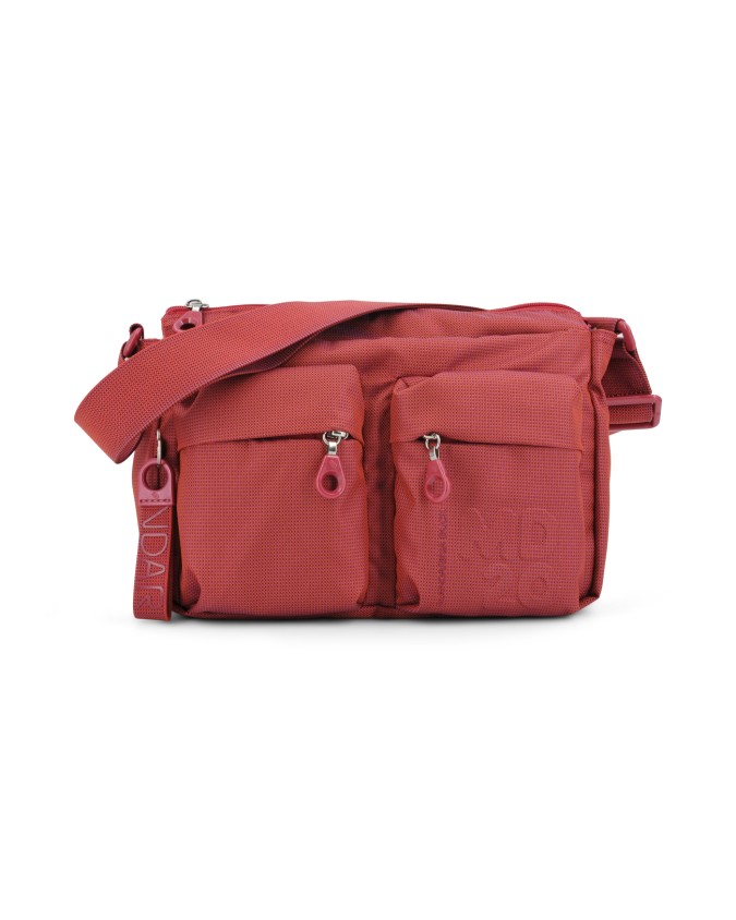 Mandarina Duck - Shoulder bag with front pockets, made of MD20