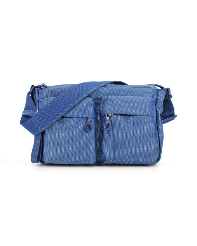 Mandarina Duck - Shoulder bag with front pockets, made of MD20