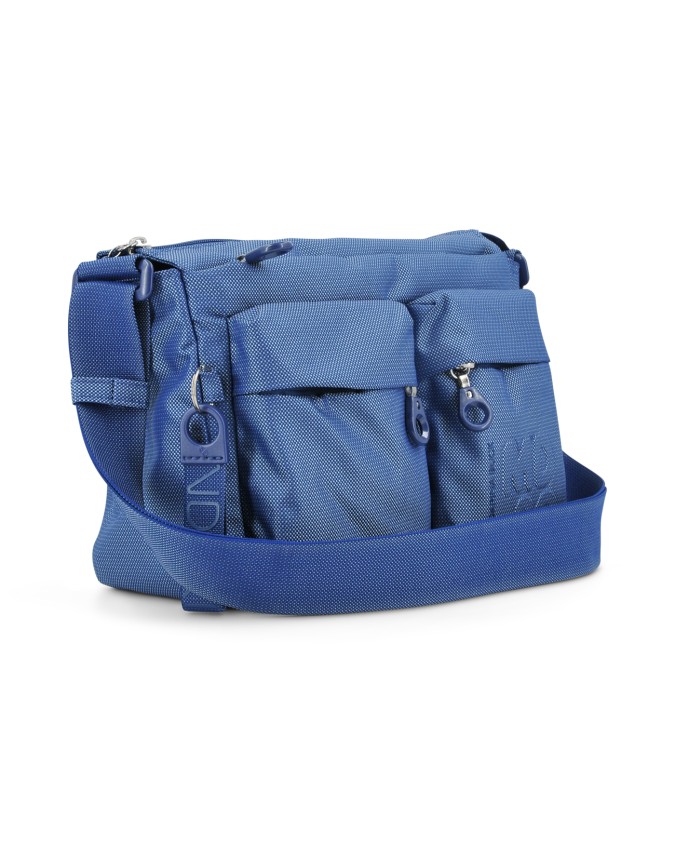 Mandarina Duck - Shoulder bag with front pockets, made of MD20