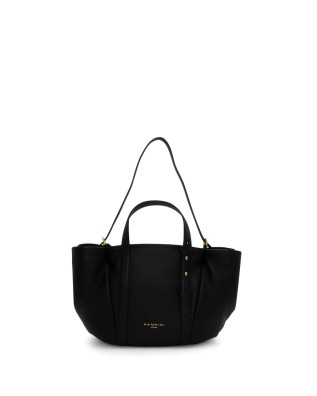 Nannini - Borsa Shopper con Due Manici e Tracolla in Pelle