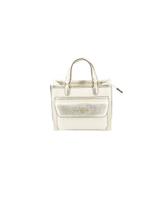 Nannini – Borsa a Mano Media con Tracolla in Canvas e Pelle