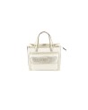 Nannini – Marica Medium Handbag with Shoulder Strap in Canvas and Leather
