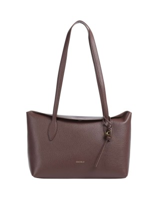  Coccinelle - Borsa a spalla shopper in pelle Thess