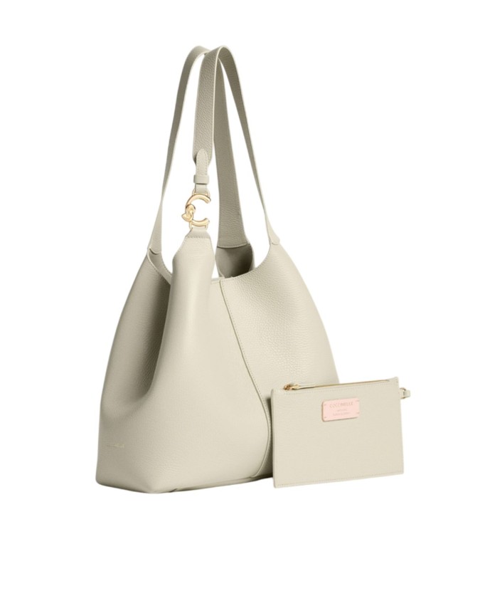 Coccinelle – Borsa shopper a spalla in pelle grande C-Easy
