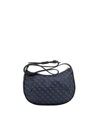  Gherardini - Borsa a tracolla mini con zip dorata in tessuto