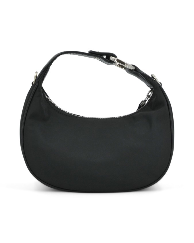 Nannini – Keira Small Leather and Nylon Handbag with Shoulder