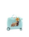 Trudi - ABS-Reisekoffer für Kinder mit 4 Rädern Sweet Pal zum Draufreiten