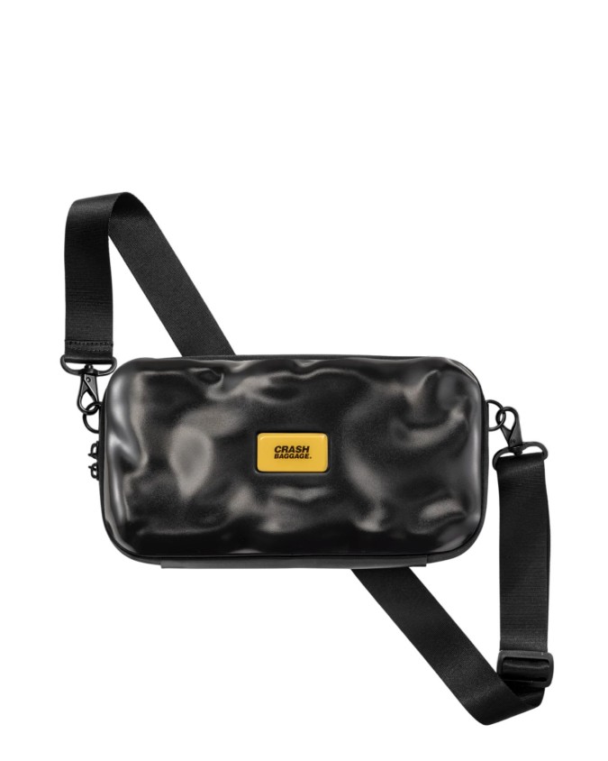 Crash Baggage - Rigid polycarbonate clutch with Maxi Icon shoulder strap