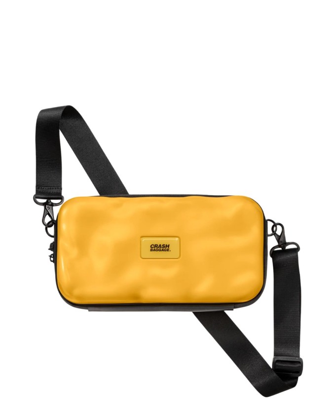 Crash Baggage - Rigid polycarbonate clutch with Maxi Icon shoulder strap