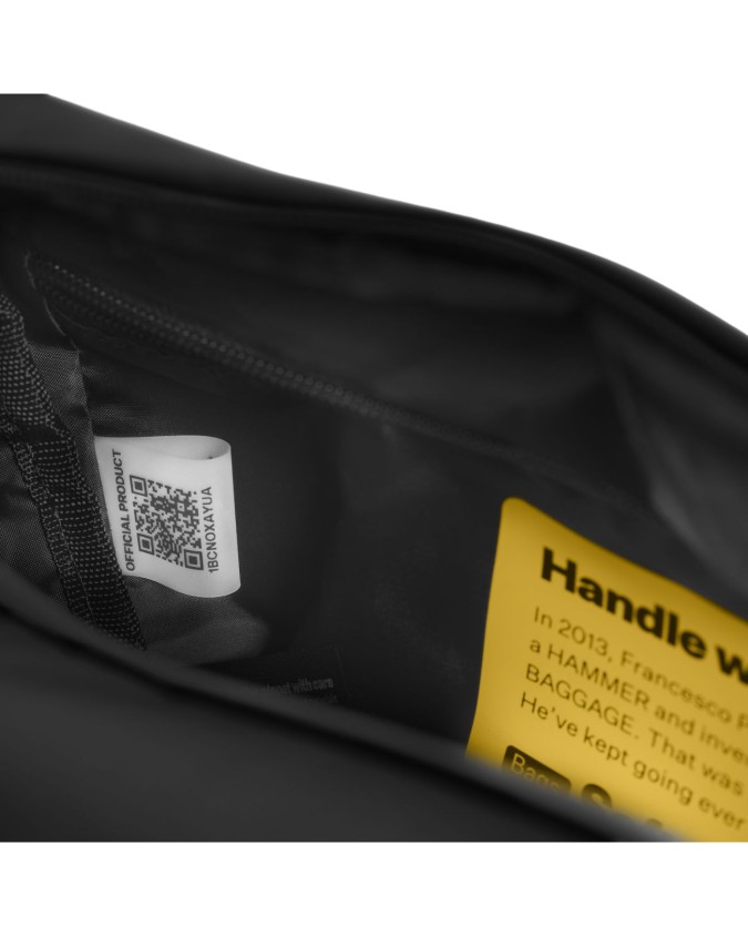  Crash Baggage - Borsa a tracolla in nylon riciclato con tasca