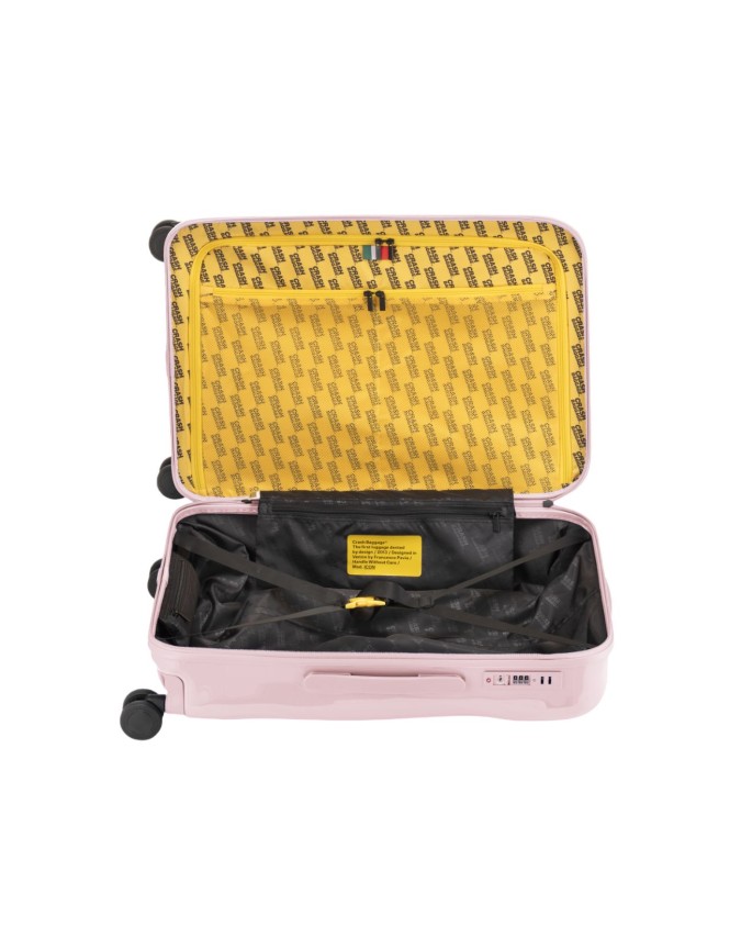 Crash Baggage - Medium 4-Wheel 68 cm Polycarbonate Trolley, Icon Tone on Tone