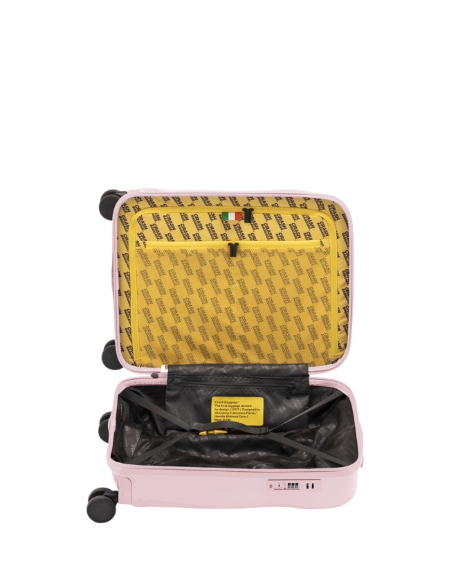 Crash Baggage - 55 cm Polycarbonate Cabin Trolley with 4 Wheels, Icon Tone-on-Tone