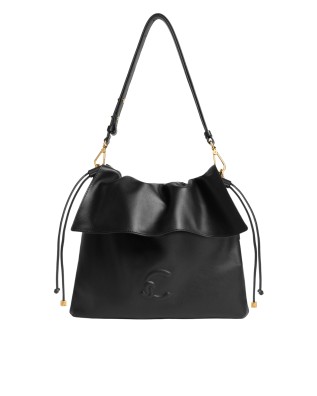  Coccinelle - Borsa a Spalla con Patta in Pelle Lidia