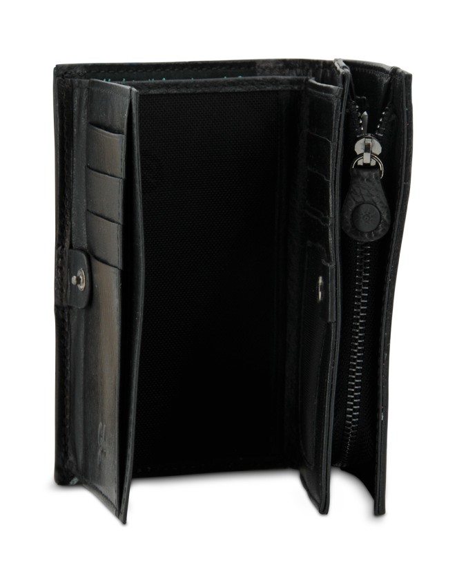 Gabs - GMoney14 Trip Bull Black Lederbrieftasche