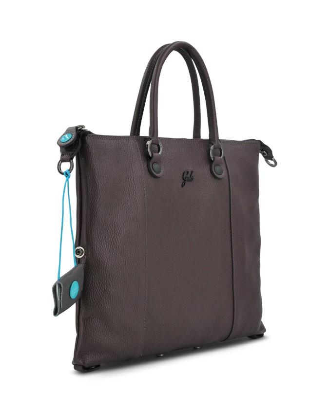 Gabs - Borsa piatta trasformabile in pelle Tg M Bull Black