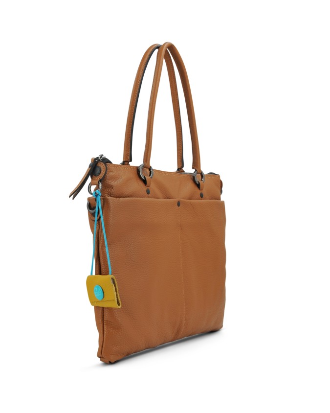  Gabs - Borsa piatta trasformabile con tasche in pelle Tg M