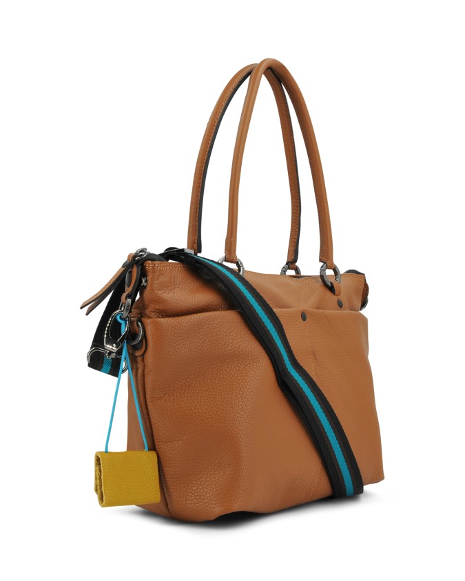  Gabs - Borsa piatta trasformabile con tasche in pelle Tg M