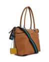  Gabs - Borsa piatta trasformabile con tasche in pelle Tg M