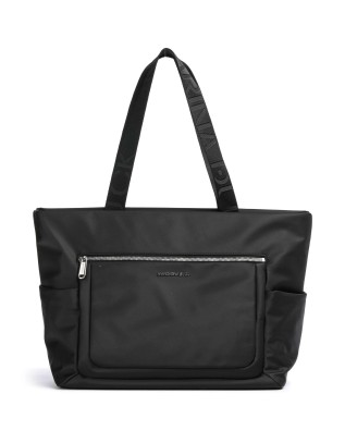  Mandarina Duck - Borsa Shopper con Tasca Frontale in Nylon