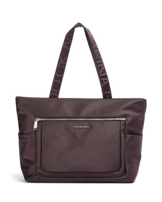  Mandarina Duck - Borsa Shopper con Tasca Frontale in Nylon