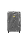 Crash Baggage - Large ribbed polycarbonate suitcase, 79 cm, 4 wheels, Stripe